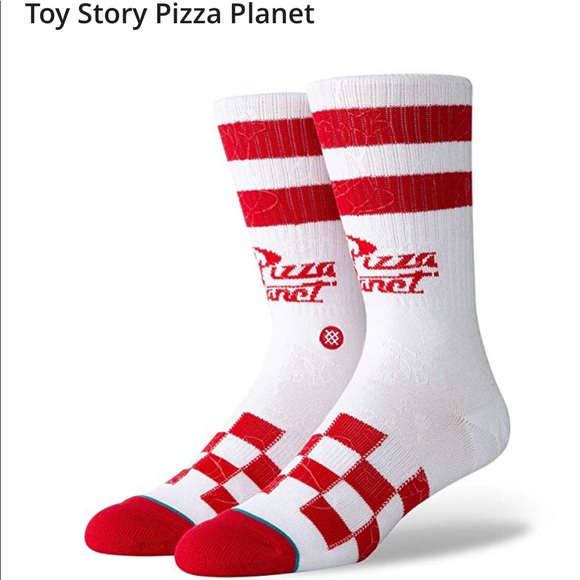 Glow Stance Pizza Planet Socks - NWT - MEDIUM - Picture 3 of 5